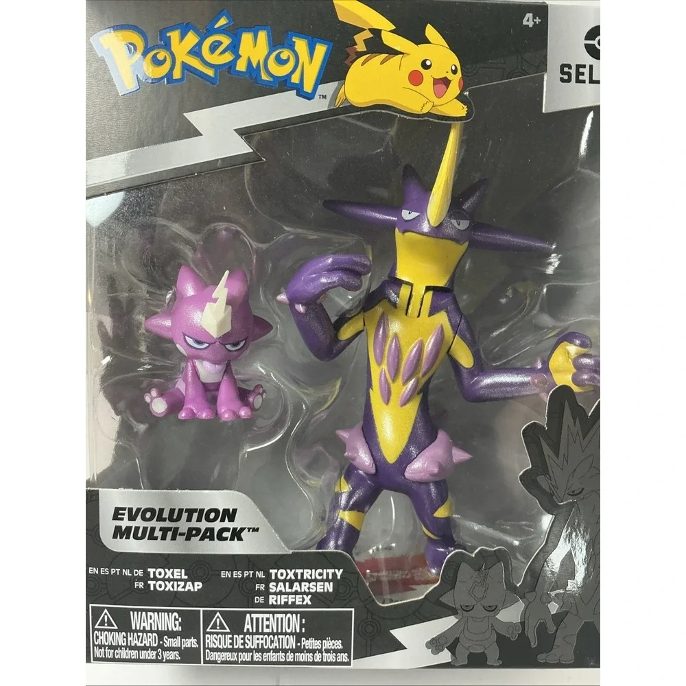 Pokémon Select Evolution Multi-Pack Toxel and Toxtricity Action Figure Set